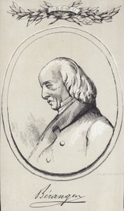 Retrato de Pierre-Jean de Beranger de English School