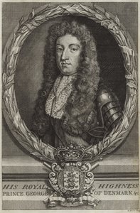 Retrato do príncipe George da Dinamarca de English School
