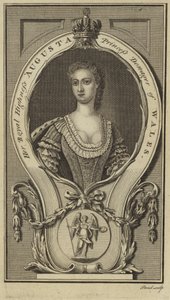 Retrato da Princesa Augusta de Saxe-Gotha-Altenburg de English School