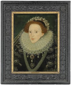 Retrato da Rainha Elizabeth I, c.1580 de English School