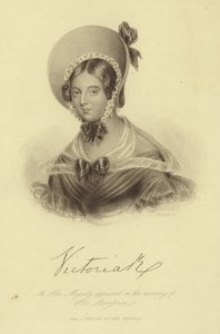 Retrato da rainha victoria de English School