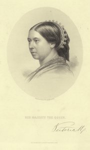 Retrato da rainha victoria de English School