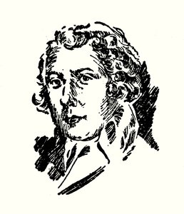 Retrato de Richard Brinsley Sheridan (litografia) de English School