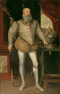 Retrato de Robert Dudley, Conde de Leicester (c.1532-88), 1585