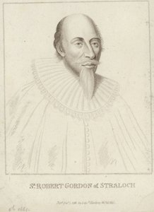 Retrato de Robert Gordon de Straloch de English School