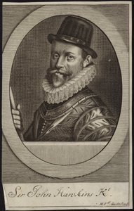 Retrato de Sir John Hawkins de English School