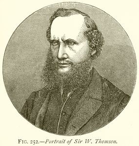 Retrato, de, senhor, W., Thomson de English School