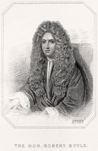 Retrato do Honorável Robert Boyle, 1835 de English School
