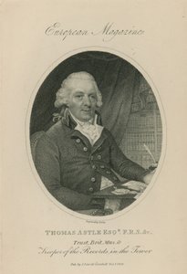 Retrato de Thomas Astle de English School