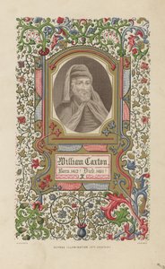 Retrato de William Caxton de English School