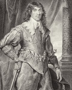 Retrato de William Hamilton, 2º Duque de Hamilton (1616-1651), de &39;British Retratos Lodge&39;, 1823 de English School