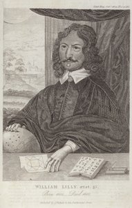 Retrato de William Lilly de English School