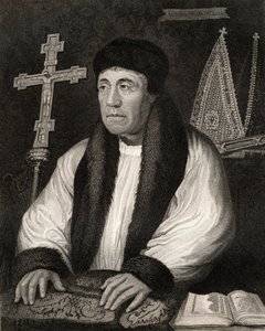 Retrato de William Warham (1450-1532), de Lodges British Portraits, 1823