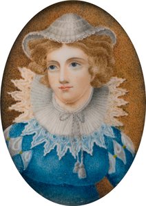 Retrato de uma Senhora Disse ser Maria Rainha dos Escoceses, c.1800-99 (óleo sobre tela) de English School