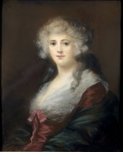 Retrato de uma senhora, pensado para ser Georgiana Spencer (1757-1806) Duquesa de Devonshire