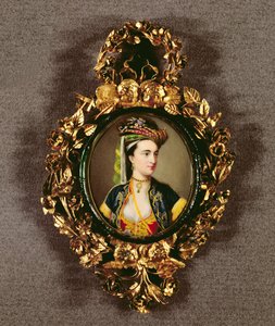 Retrato de uma mulher (wc em pergaminho) de English School