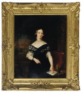 Retrato da jovem Rainha Vitória de English School