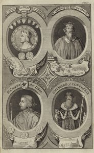 Retratos dos reis da Inglaterra de English School