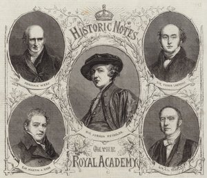 Retratos dos presidentes da Royal Academy de English School