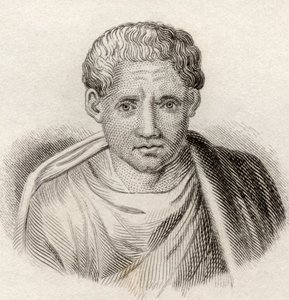 Poseidippus de Pella, de &39;Crabb&39;s Historical Dictionary&39;, publicado em 1825 de English School