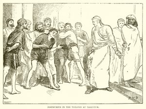 Posthumius no teatro em Tarentum de English School
