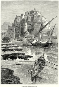 Pozzuoli, perto de Nápoles (gravura) de English School
