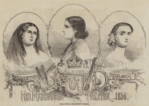 Primeiro Donne no Teatro de Sua Majestade, 1856 de English School