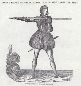 Príncipe Henrique, filho do Rei James I (gravura) de English School