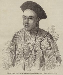 Príncipe Kung, irmão do Imperador da China (gravura) de English School