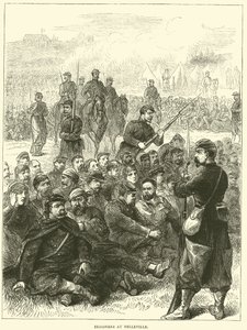 Prisioneiros em Belleville, maio de 1871 de English School