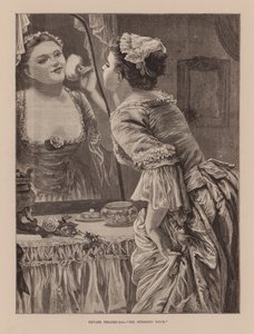 Private Theatricals, "The Finishing Touch" (gravura) de English School