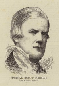 Professor Richard Partridge (gravura) de English School