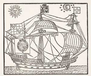 Prognostication everlasting, de L. & T. Digges, impresso por T. Marshe, Londres, 1576 de English School