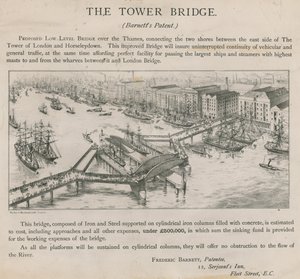 Proposta de ponte de baixo nível sobre o Tamisa de English School