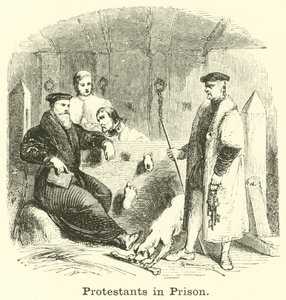 Protestantes na prisão de English School