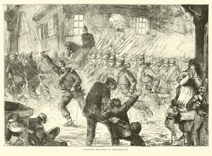 Avanço prussiano em Gravelotte, agosto de 1870 de English School