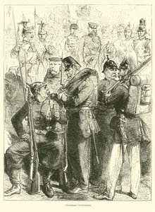 Uniformes prussianos, agosto de 1870 de English School