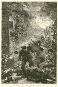 Perseguição dos Insurgentes nas Catacumbas, maio de 1871 de English School
