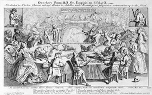 Charlatanismo Desmascarado, ou Empirismo Exibido: Dedicado ao Doutor Chiron, cavalheiro de Aquiles, e Esculápio, médico extraordinário para os Mortos, 1748 de English School