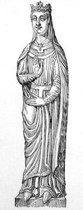 Rainha Berengaria (c.1180-1246) (gravura) de English School