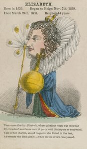 Rainha Elizabeth I (aquatinta) de English School