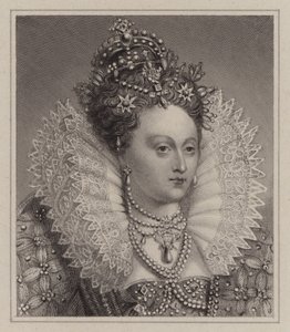 Rainha Isabel I (gravura) de English School