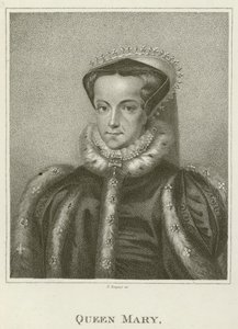 Rainha Maria (gravura) de English School