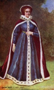 Rainha Maria I (cor litho) de English School