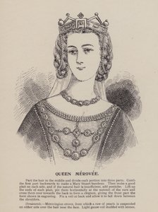 Rainha Merovee (gravura) de English School
