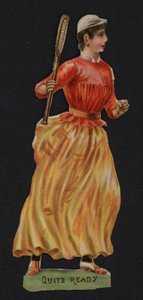 Bastante pronto, ténis (chromolitho) de English School