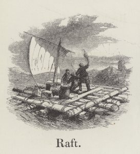 Jangada (gravura) de English School