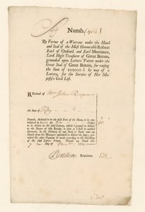 Recebimento da Loteria da Lista Civil de 1713 de English School