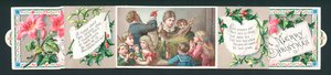 Receber uma cesta de Natal, cartão (Bookmark) de English School