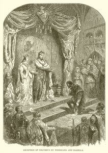 Recepção de Colombo por Ferdinand e Isabella de English School